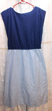 MiJoi Vintage Blue White Sz. 8 Women's Dress