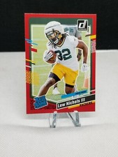 2023 Panini Donruss LEW NICHOLS III Rated Rookie Press Proof Red RC #335