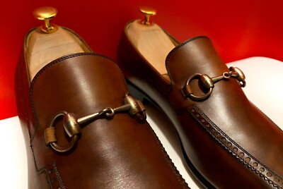 gucci brown loafers men