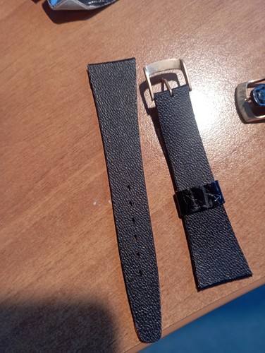 Lotto 10 strap cinturini ecopelle 20mm SPESSORE 1,8MM FIBBIA DORATa - Foto 4 di 6