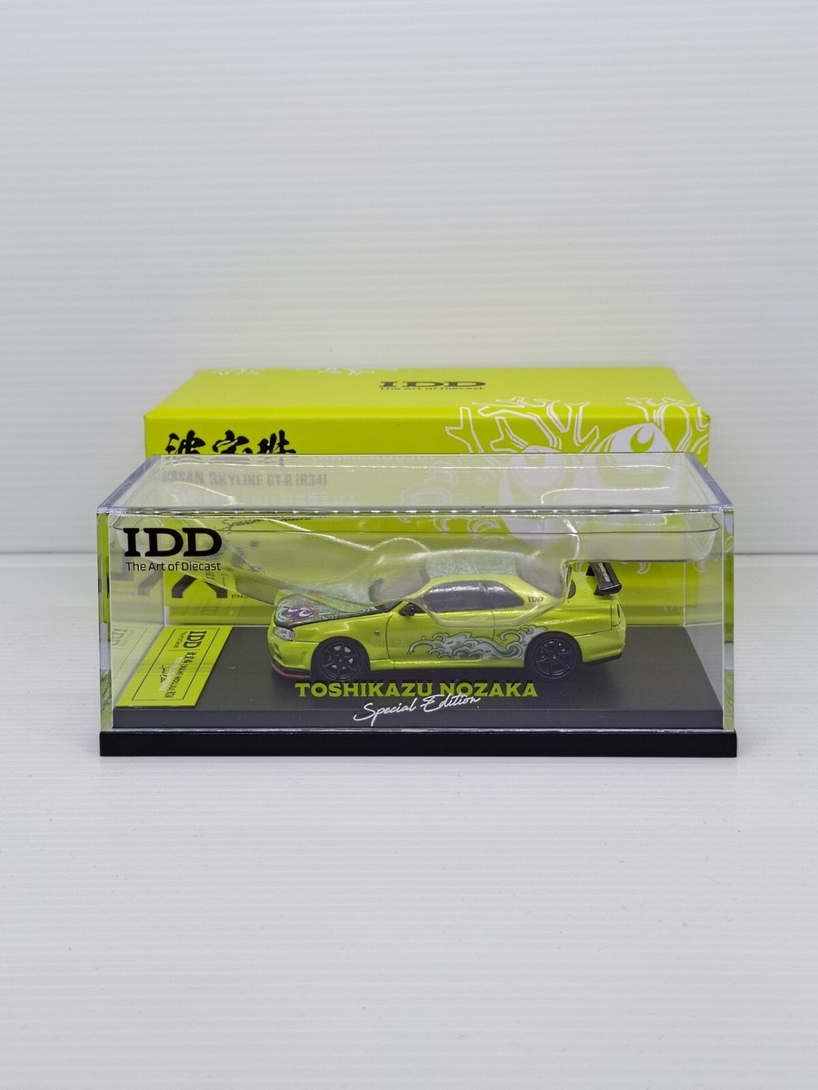 IDD 日産スカイラインBNR34 TOSHIKAZU NOZAKAデザイン IDD x IDE Collaboration Car 2024 Nissan Skyline GT-R R34