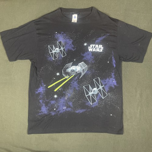 Camicia Star Wars Vintage 1997 La Magia del Mito Taglia XL Punto Singolo Con Etichette