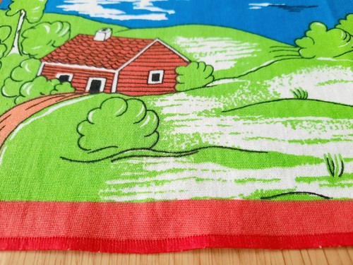 Swedish landscape scene table runner/mat - Picture 5 of 7