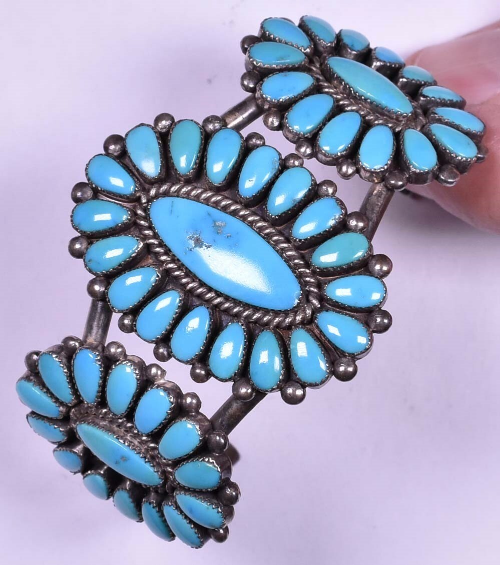 Alice Quam Native American Sterling Silver Turquoise
