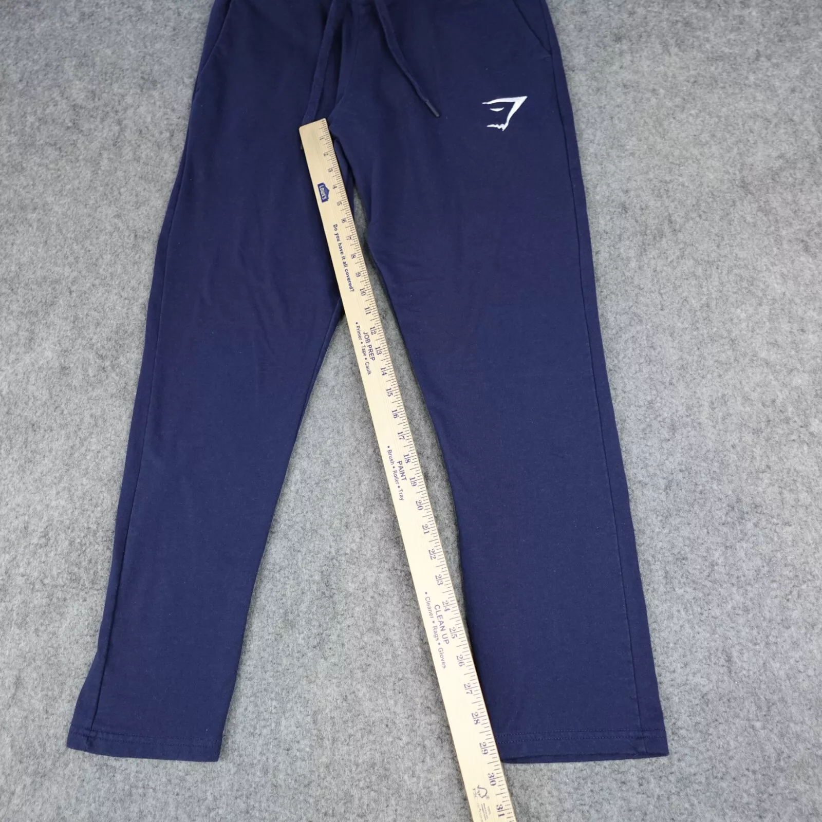 gymshark gym crest joggers athletic casual navy sweatpants