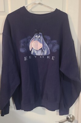 ◎H127 90's disney EEYORE イーヨー プーさん スウェット ◎H127 90s disney EEYORE イーヨー プーさん スウェットヴィ