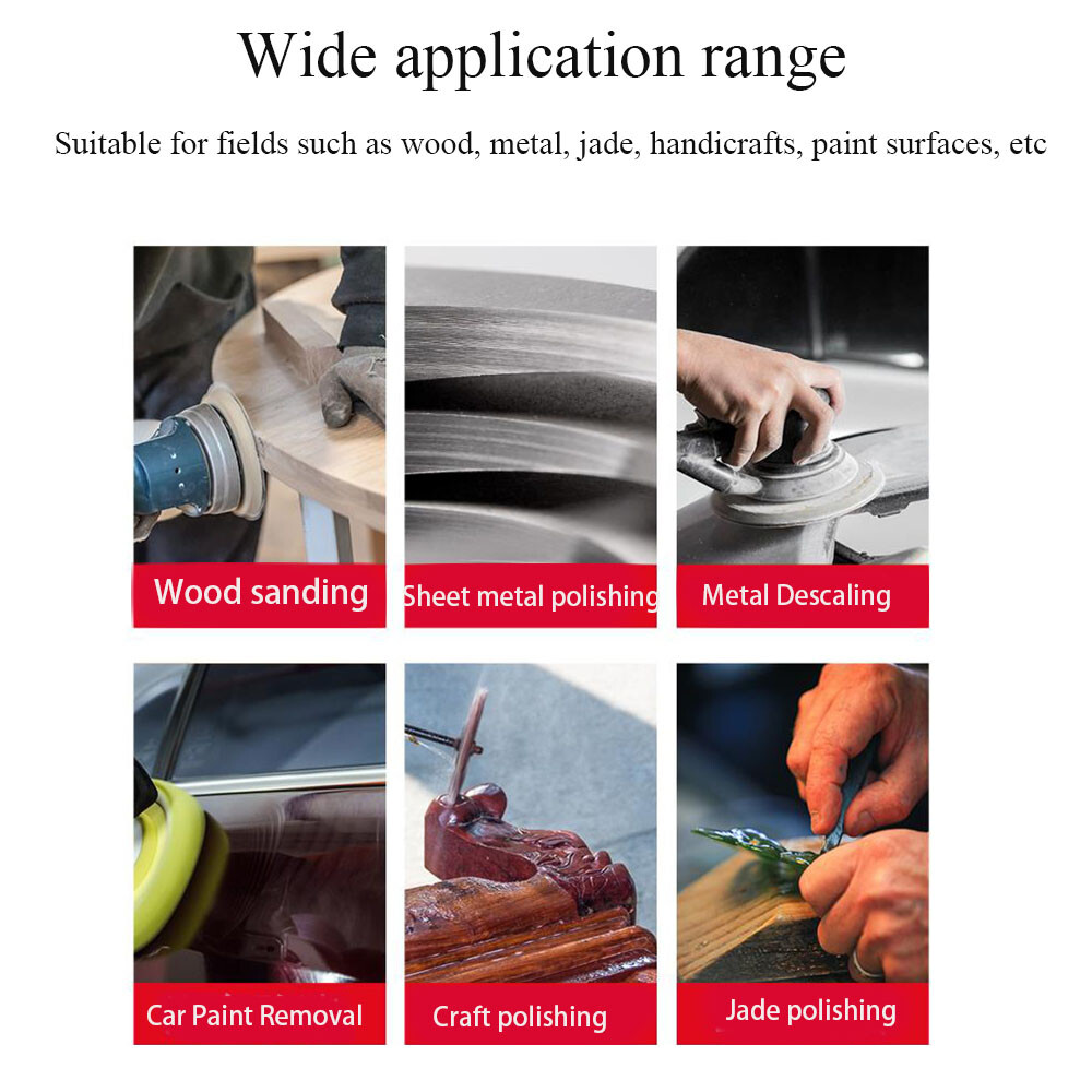 125mm 5" Self Adhesive Sanding Discs Sticky Backed Pad 60 2000 Grit