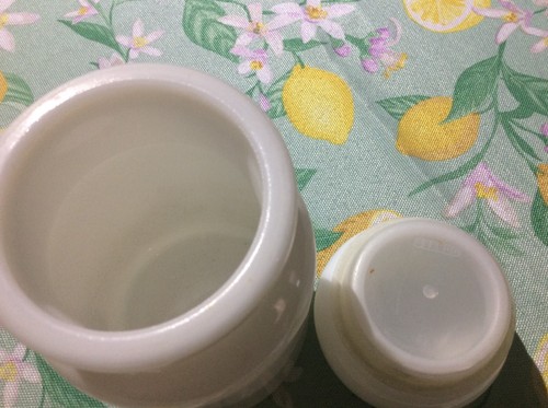 Apothecary Jar Bubble Top Lid White Milk Glass Made in Belgium 7” Tall Antique - Picture 7 of 7