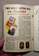 TEXACO  FARM  NOTEBOOK HARVEST GOLD  1940  1941  GAS & OIL ADVERTISING