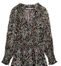 NWT Zara Multicolor Metallic Mini Dress