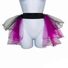 A Wish Come True V2224A Dance Costume Size S Supersonic Tutu Belt Pink Black