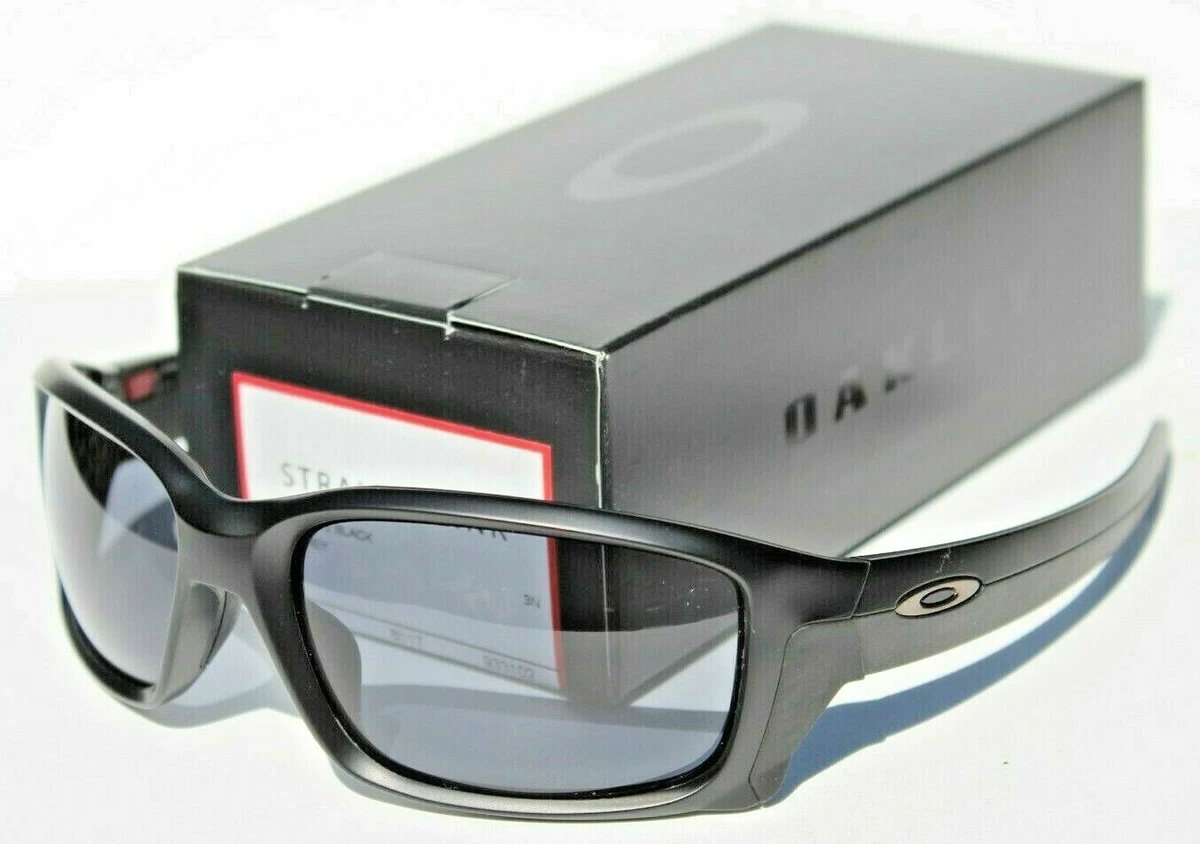 OAKLEY Straightlink Sunglasses Matte Black Grey NEW OO9331 02