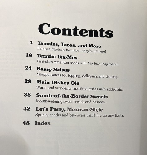 Vintage 1988 Better Homes And Gardens Mexican Recipes Cookbook Kochbuch - Bild 2 von 2