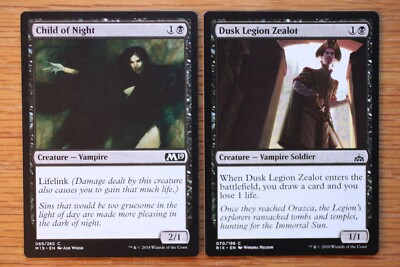 Magic LOT of 10 Pauper Legal Black Vampires *NM* MTG Set Group Falkenrath  Noble | eBay