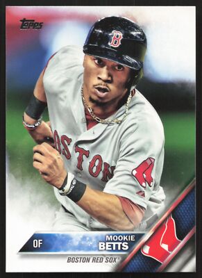 2016 Topps Series 1 Mookie Betts Boston Red Sox #84