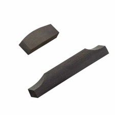 1 Set Violin Ebony Nut  Saddle Material Pre Carved Top Quality String Accessory