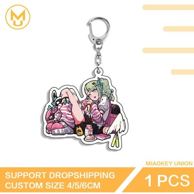 Zenless Zone Zero Sunna Key Chains DIY Waifu Succubus keyrings Anime Props Cool 