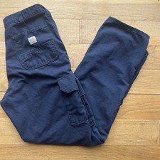 Carhartt FR Cat2 34x34 Denim Blue Cotton Fire Jean Work Fire Resistant Mens