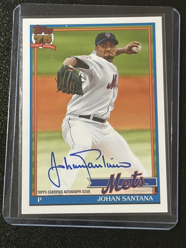 2026 Topps Series 1 Johan Santana Red Foil (RAW)