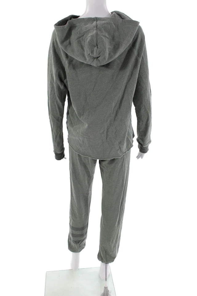 Conjunto de sudadera con capucha de algodón verde talla 1 Sundry para mujer Foto 4 de 4