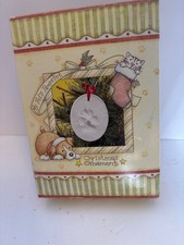 Make our pets Paw Print Clay Ornament Kit NEW Pet Keepsake Dog Cat Christmas
