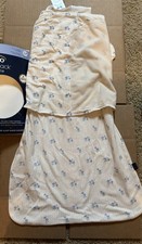 HALO 100 Cotton Sleepsack Swaddle, 3-6 Months 3-Way Adjustable Wearable