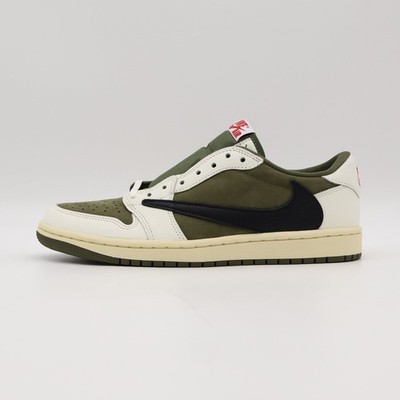 DM7866-200 Travis Scott Nike Air Jordan 1 Low OG SP Reverse Olive