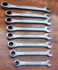 Craftsman Usa Ratcheting Reversible Combination Wrenches Metric 8 Pcs Pre-own Craftsman Usa Ratcheting Reversible Combination Wrenches Metric 8 Pcs Pre-own