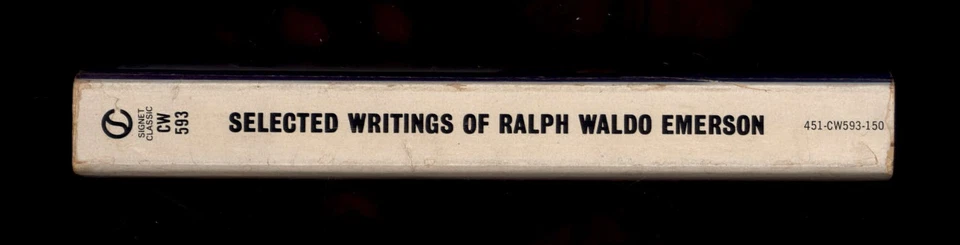 Selected Writings of RALPH WALDO EMERSON * 3rd printing Signet Classic Foto 3 de 4