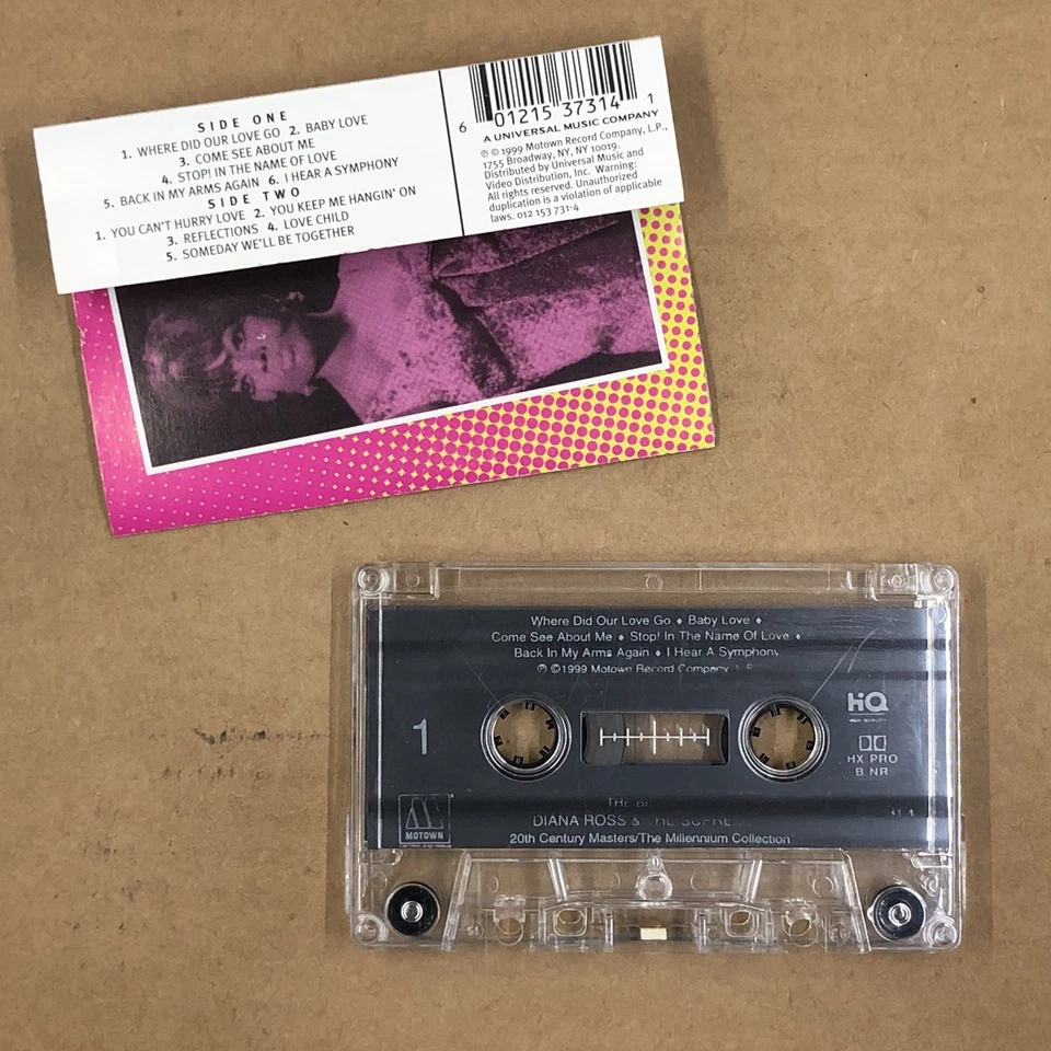 THE SUPREMES Cassette Tape Funk Soul BEST OF STOP IN THE NAME OF LOVE DIANA ROSS - Image 2 of 4