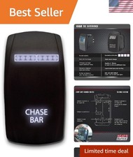 Laser Etched 5-Pin Rocker Switch, 20A ON-OFF Control for Vehicles, Rated