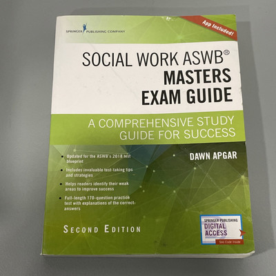 Social Work ASWB Masters Exam Guide, Second Edition: A Comprehensive Stud - GOOD
