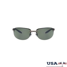 Men's Rimless Gunmetal Sport Sunglasses Adjustable Nose Pads UV Protection New