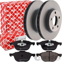 Febi Bremsscheiben Ø278Mm + BelÄGe Vorne FüR Ford Focus II C-MAX Volvo C70 V50