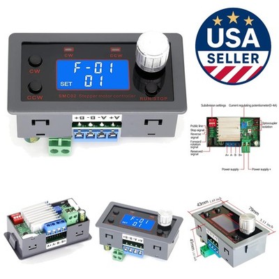 High Precision Stepper Motor Driver & Controller Module for NEMA 17/23 Motors