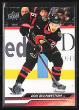 2023-24 Upper Deck Extended Base Erik Brannstrom Ottawa Senators #593