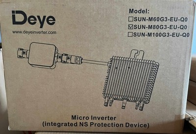 4x Deye 800W Micro Wechselrichter mit WLAN für Balkonkraftwerk (SUN-M80G3-EU-Q0)