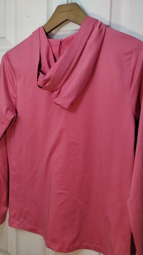 Youth Pink Champion Hoodie Shirt With Silver Logo, Size 14/16 - Picture 8 of 8