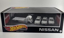 Hot Wheels Premium Diorama Box Set - White Nissan Skyline Gt-r R34 R33 And R32 Hot Wheels Premium Diorama Box Set - White Nissan Skyline Gt-r R34 R33 And R32