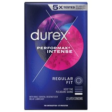 Durex Performax Intense Latex Condoms - 12 Pack