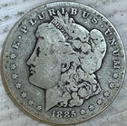 1885S Morgan Silver Dollar Uncertified Circulated Condition
