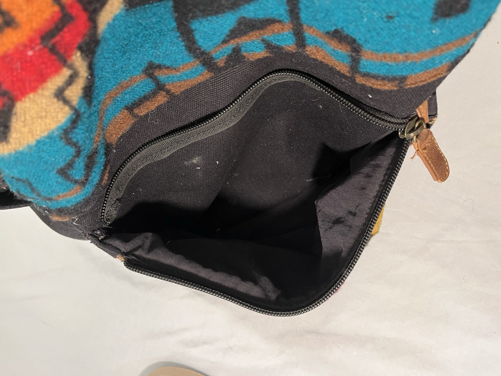 Pendleton Rare Vintage Backpack Native Western Gr… - image 8