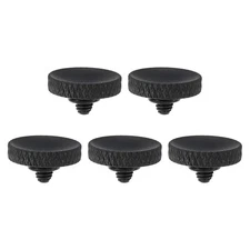 Camera Shutter Button 5pcs Shutter Release Button Knurled, Matte Black