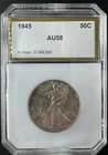 1945 Walking Liberty Half Dollar | About Uncirculated (AU) | 90% Silver