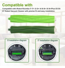 4PCS Replacement Roller Brushes For iRobot Roomba e5 e6 i7 i3 i4 i6 i7 i8 Plus