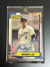 2025 Topps Update Japan Card Brooks Lee Autographed 35th Anniversary Rare MLB FS