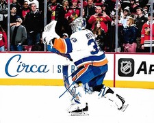 David Rittich Signed 8x10 Photo New York Islanders Autographed COA B