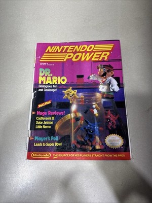 NINTENDO POWER Magazine November 1990 Volume 18 - DR MARIO  
