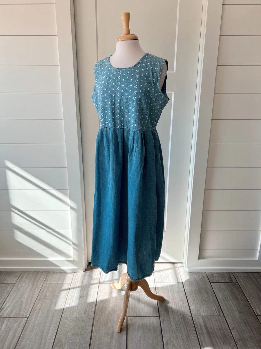 Denim Maxi Vintage Dresses for Women for sale | eBay Denim Maxi Vintage Dresses for Women for sale | eBay