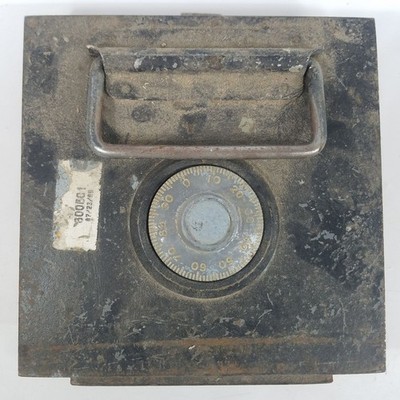 Mosler Floor Safe Door Head Dial Combination Lock 302-402 Square 8'' x 8'' 600501